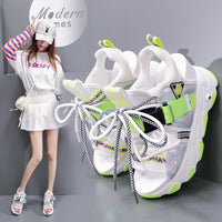 Women Chunky Platform Sandals Designers New Brand Summer Beach Casual Shoes Woman Lace Up Wedges 9CM Fashion Sandal Ladies